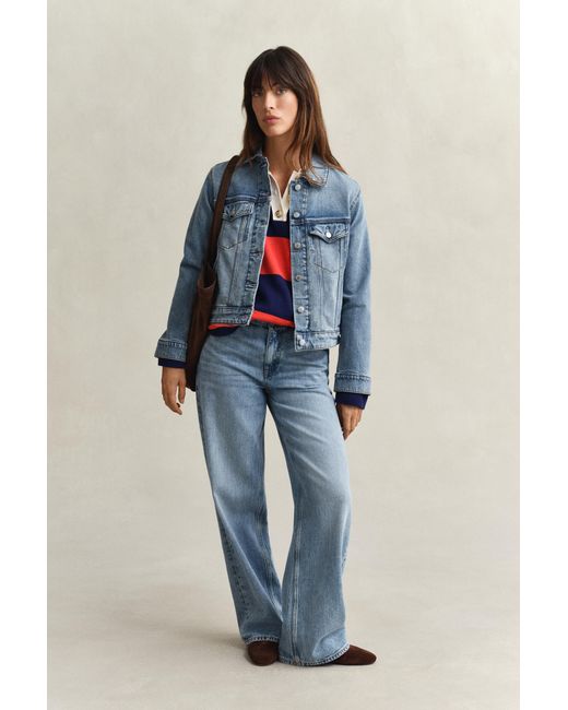 Gant Blue Denim Trucker Jacket