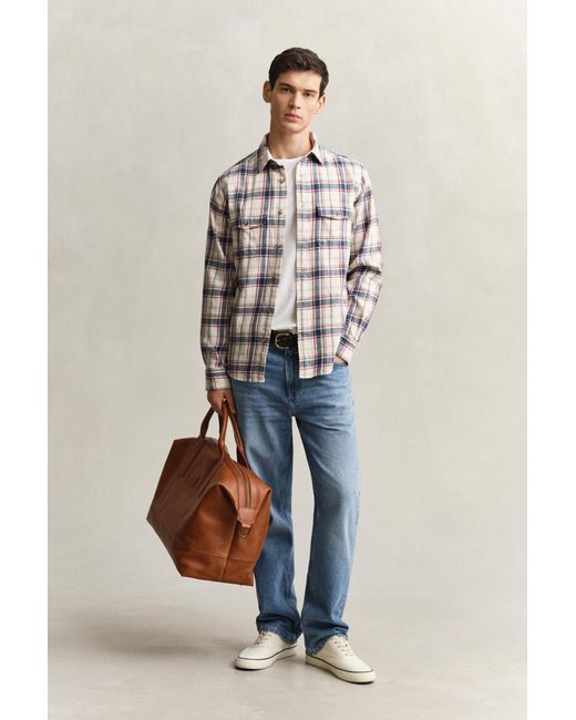 Gant Natural Twill Patch Pocket Shirt for men