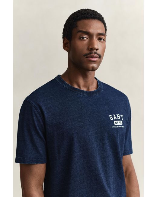 Gant Blue T-Shirt for men