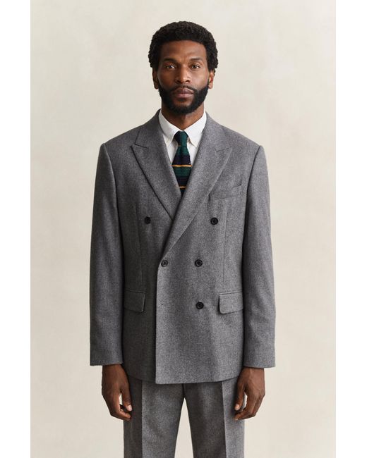 Gant Gray Cashmere Suit Jacket for men