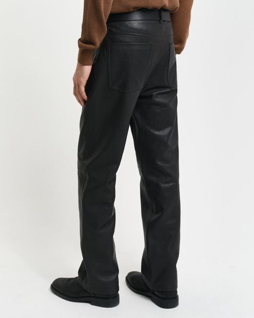 Gant Multicolor 5-Pocket Leather Jeans () for men