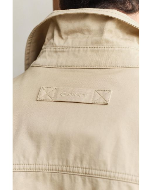 Gant Natural Cotton Windcheater Jacket for men