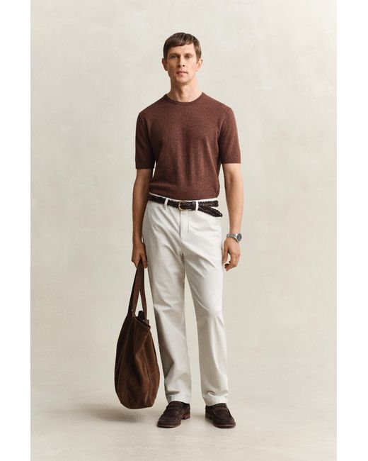 Gant Natural Regular Fit Classic Chinos for men