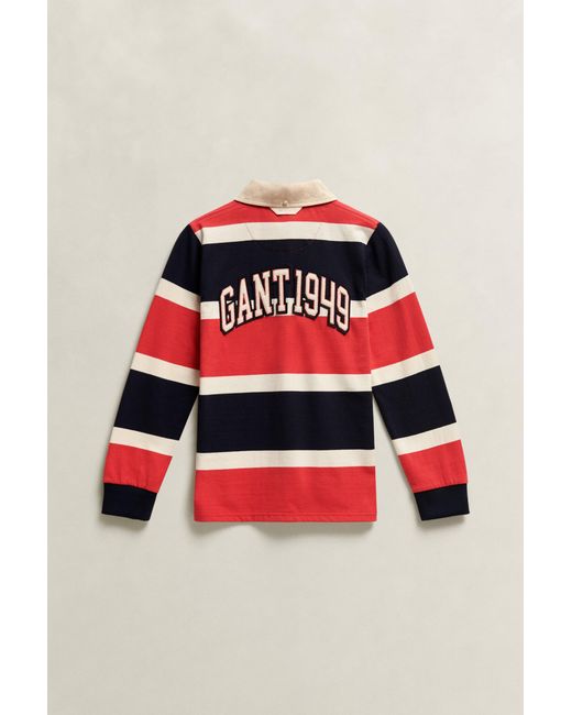 Gant Red Teens Teen Boys Collegiate Rugger Evening for men
