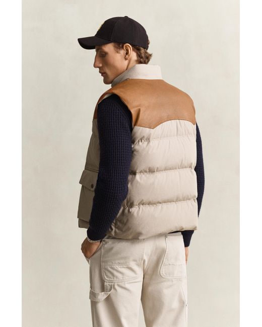 Gant Natural Hiking Vest for men