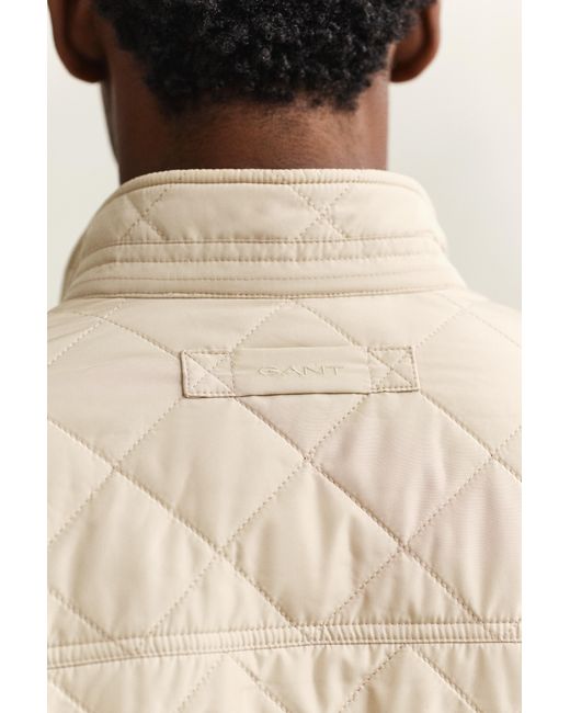 Gant Blue Quilted Windcheater for men