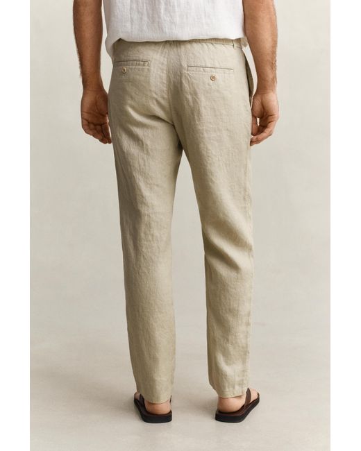 Gant Natural Linen Pants for men