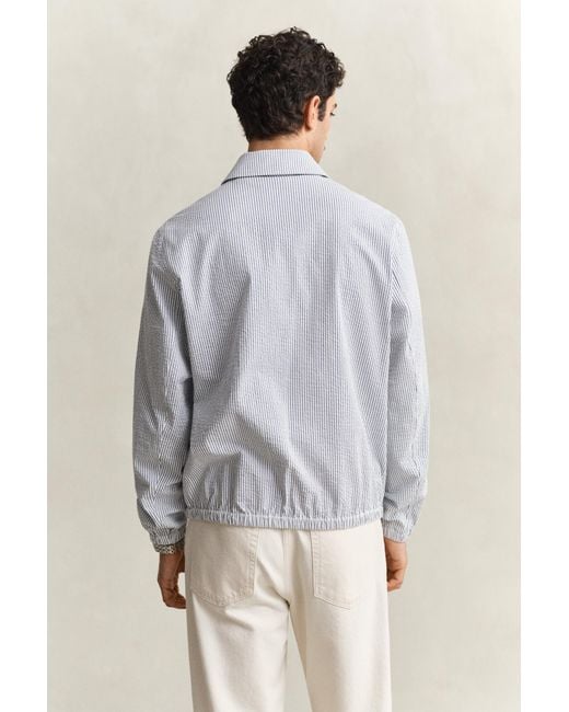 Gant Multicolor Seersucker Windcheater Jacket for men