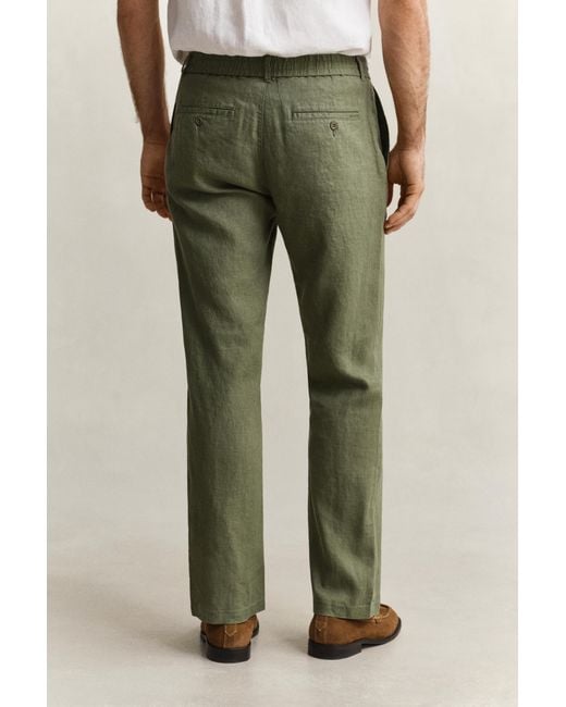 Gant Natural Linen Pants for men