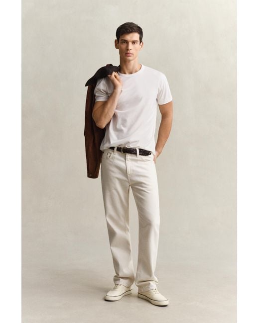 Gant Natural Straight Fit Jeans for men