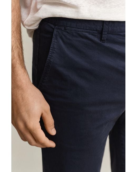Gant Blue Sunfaded Chinos Evening for men
