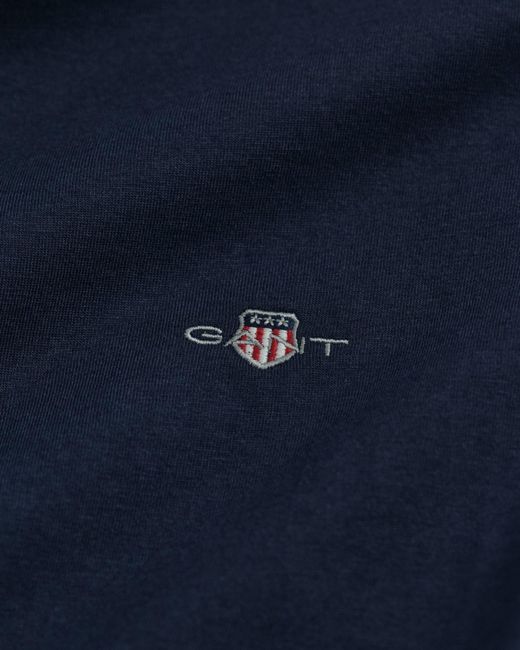 Gant Blue Shield Long Sleeve T-Shirt for men