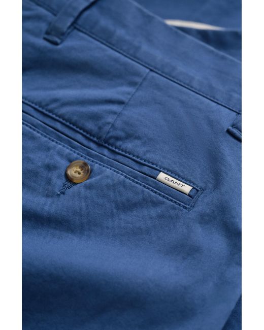Gant Blue Regular Fit Classic Chinos for men