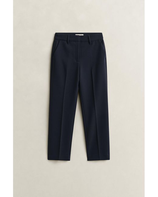 Gant Blue Slim Fit Fluid Slacks