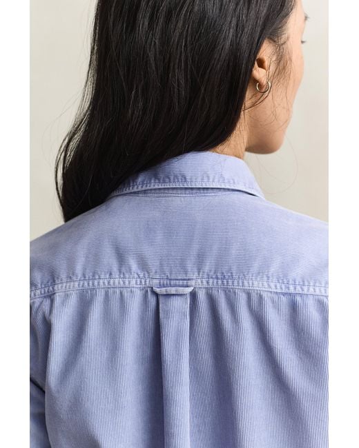 Gant Blue Regular Corduroy Shirt