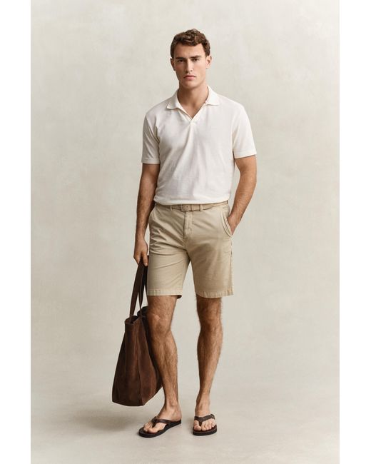 Gant Natural Sunfaded Chino Shorts for men