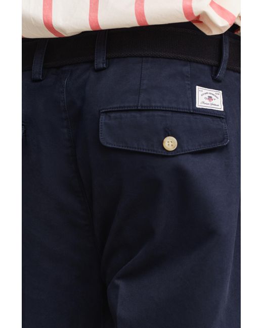 Gant Natural Regular Fit Cotton Twill Chinos Evening for men
