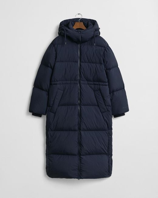 Gant Blue Full Length Down Coat