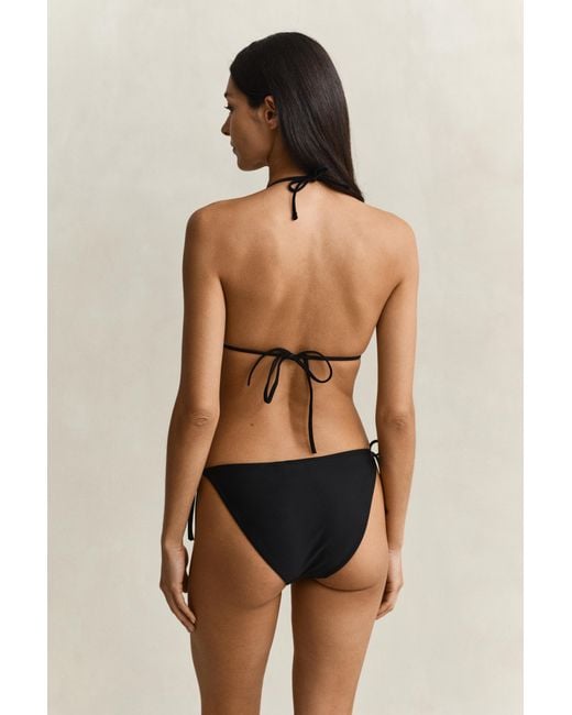 Gant Brown Padded Triangle Bikini Top