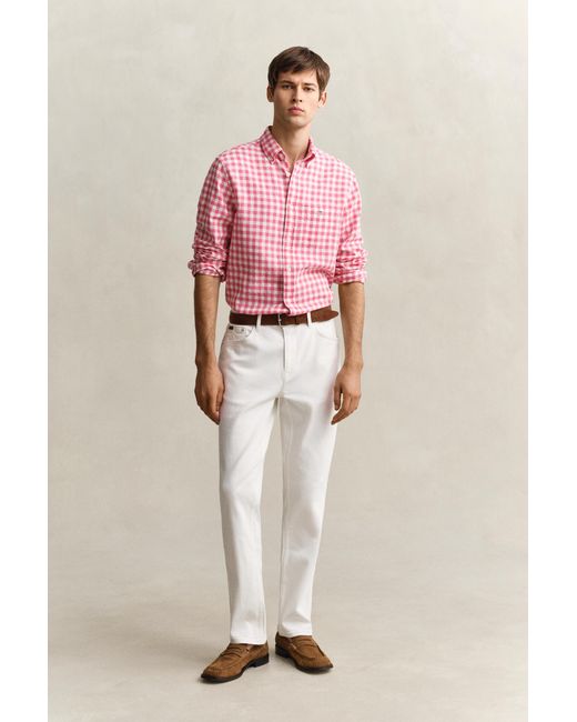 Gant Pink Jeans Eggshell for men