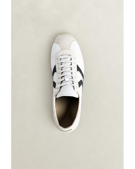 Gant Metallic Spearclub Leather Sneakers for men