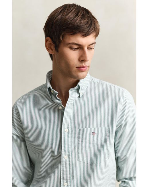 Gant Multicolor Banker Stripe Classic Oxford Shirt for men