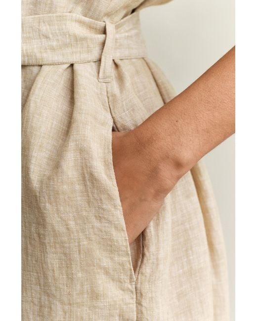 Gant Natural Linen Shirt Dress