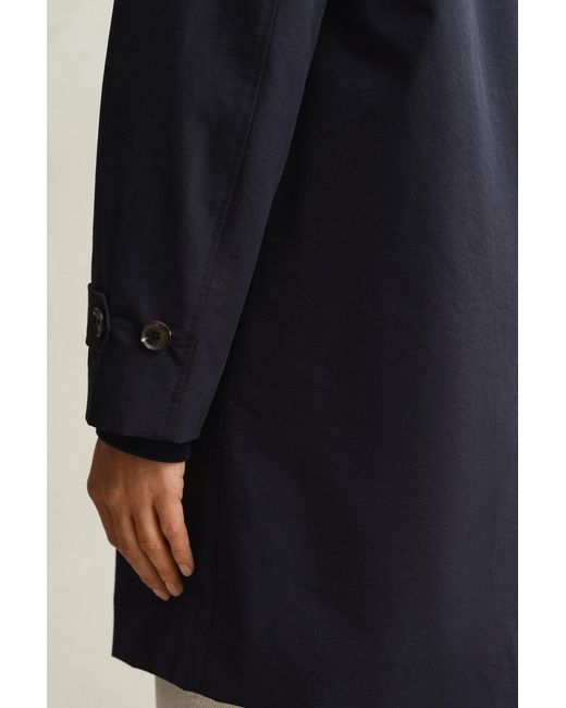 Gant Blue Car Coat Evening