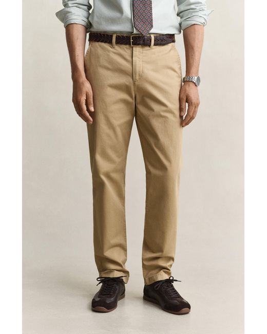 Gant Natural Regular Fit Classic Chinos Dark for men