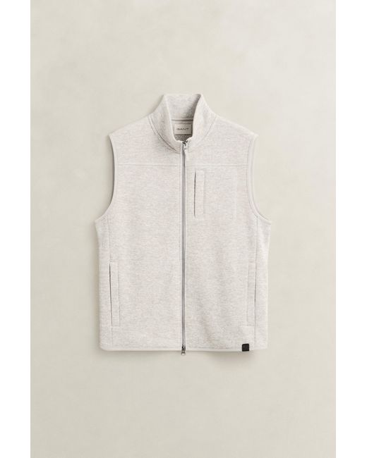 Gant Blue Fleece Vest for men