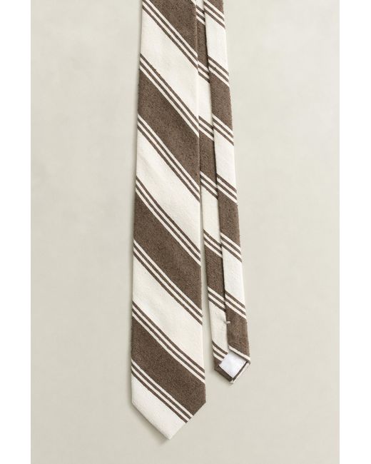 Gant Natural Raw Silk Tie Cream for men