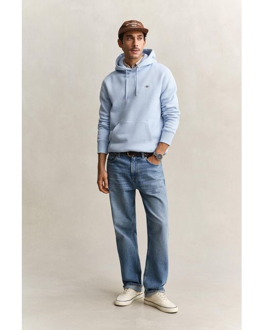 Gant Blue Shield Hoodie for men