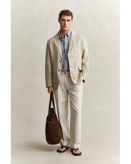 Gant Natural Linen Blazer for men