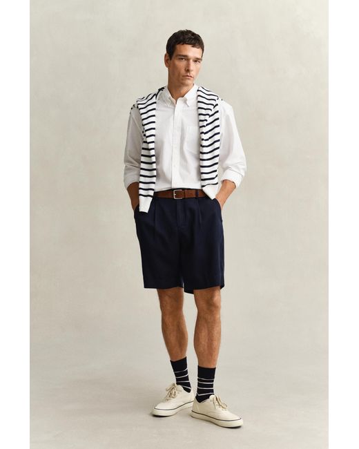 Gant White Poplin Shirt for men