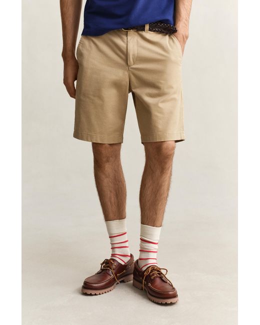 Gant Blue Classic Chino Shorts Dark for men