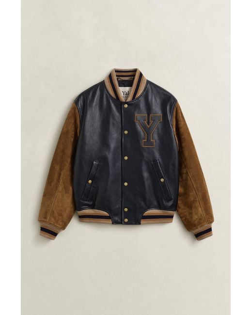 Gant Blue X Yale Varsity Jacket for men
