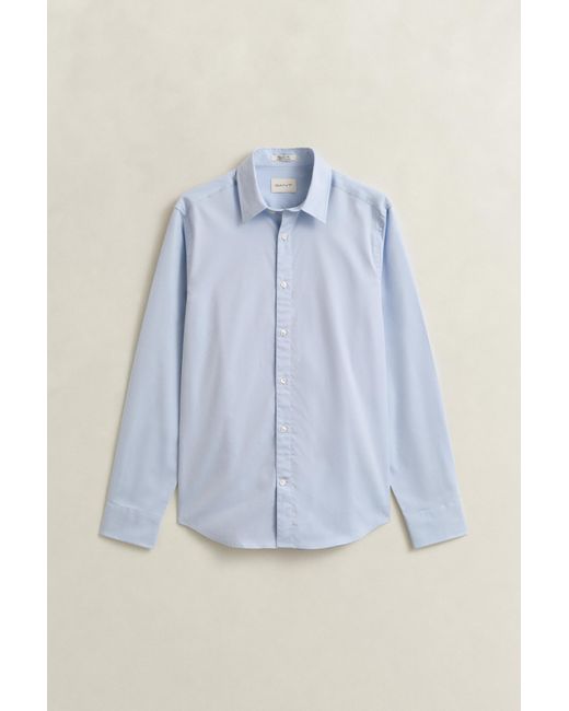 Gant Blue Regular Fit Pinpoint Oxford Shirt for men