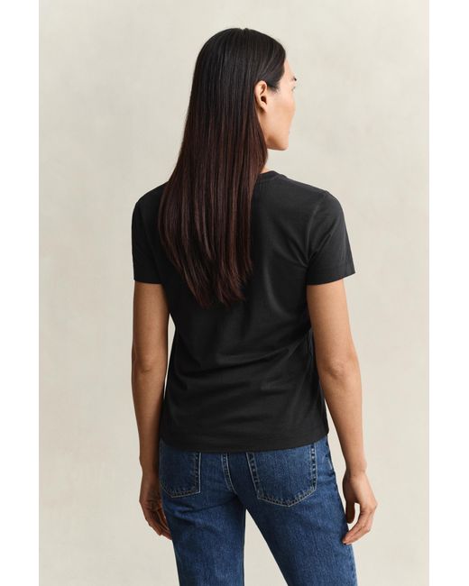 Gant Multicolor Shield V-Neck T-Shirt