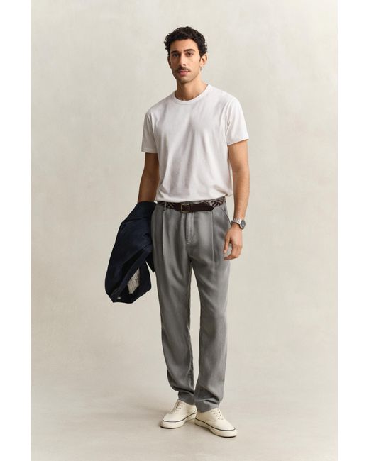 Gant Natural Lyocell Pants for men
