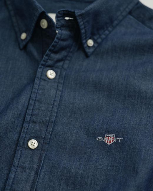 Gant Blue Slim Fit Shirt for men