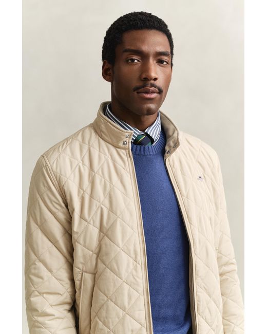 Gant Blue Quilted Windcheater for men