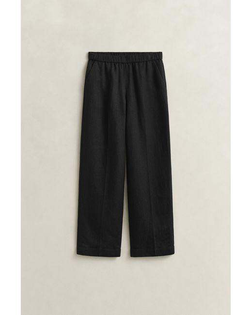 Gant Blue Linen Blend Pants