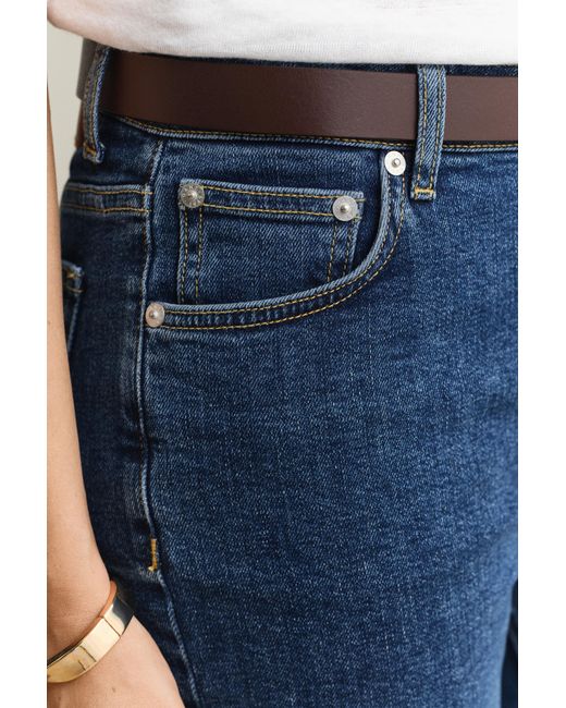 Gant Blue Denim Capri Pants Mid