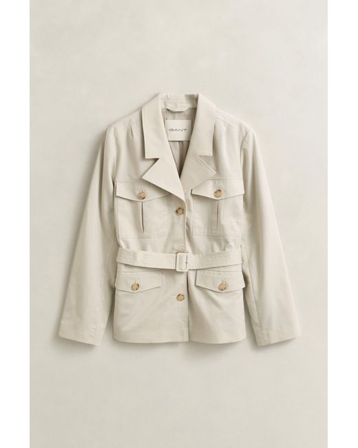 Gant Natural Belted Utility Jacket