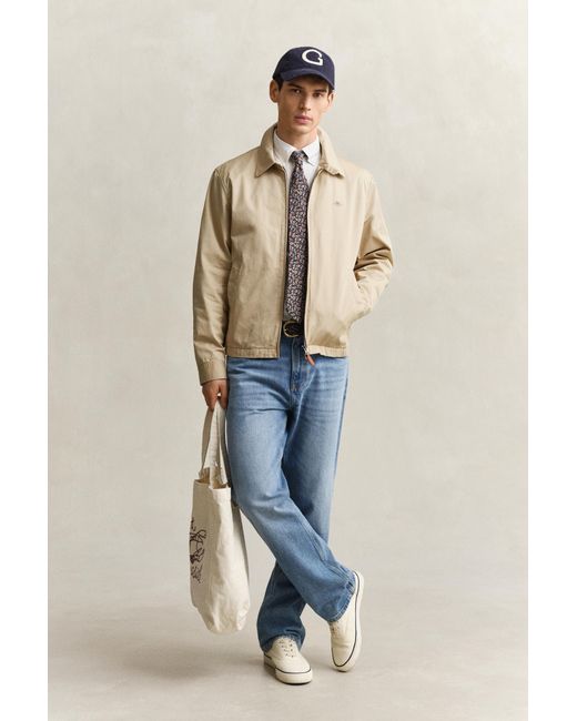 Gant Natural Cotton Windcheater Jacket for men