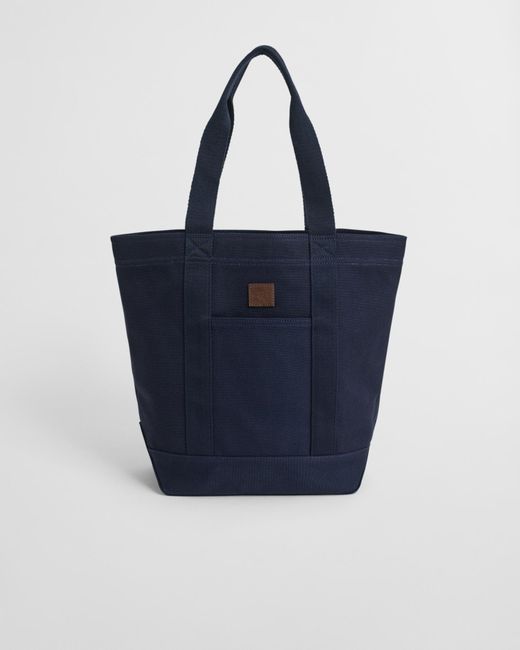 Gant Blue Canvas Tote Bag for men