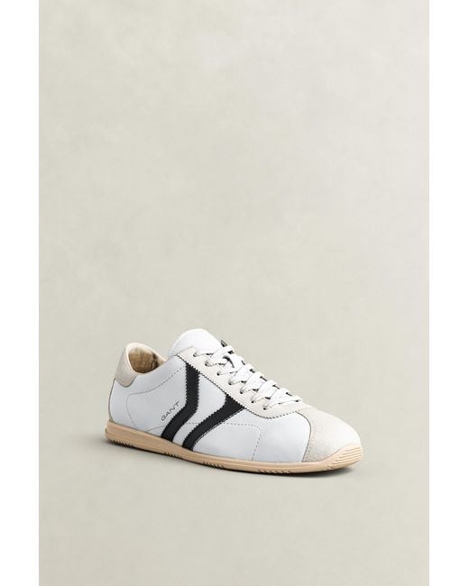 Gant Metallic Spearclub Leather Sneakers for men