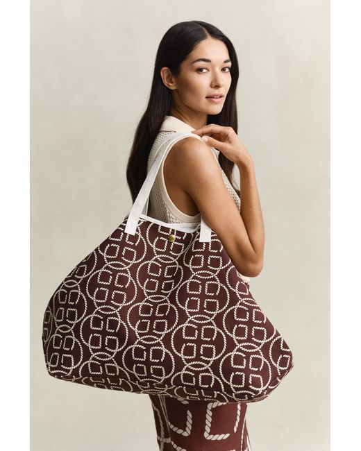 Gant Multicolor Canvas Beach Bag