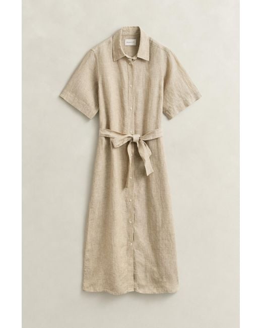 Gant Natural Linen Shirt Dress