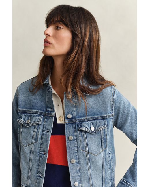 Gant Blue Denim Trucker Jacket
